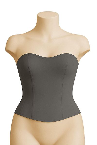 bazaar-turkey all you need Gray Mi Emay 9155 Sweaty Bustier