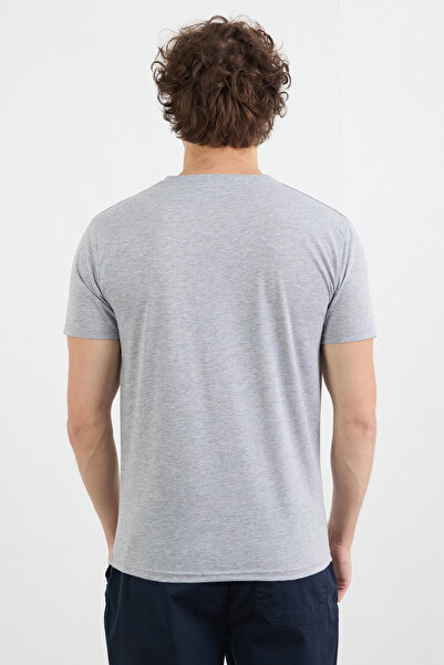 Fulla Moda Basic Bisiklet Yaka Tişört