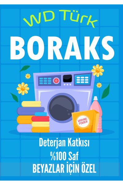 WD Türk Saf Boraks | Beyazlar İçin Özel | 500 gr