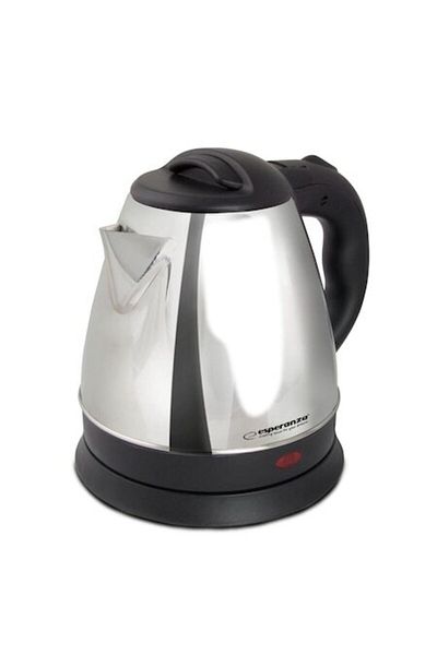 ESPERANZA Fierbator, Esperanza EKK116S Spring, 1350W, 1L, Otel inoxidabil, Argint