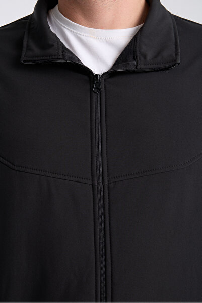 KAPHONE Men's Black Waterproof Softshell Jacket