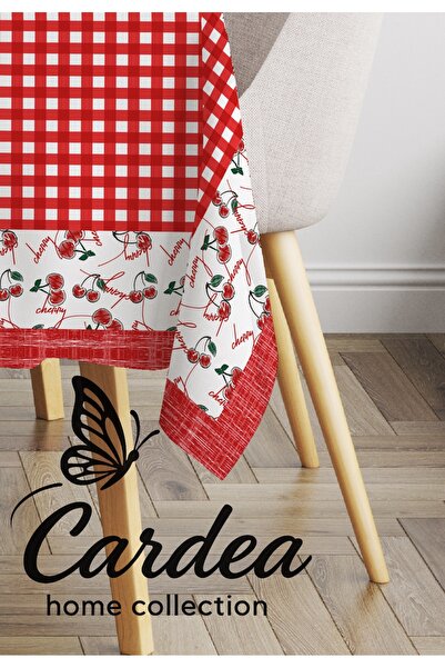Cardea Home Collection Față de masă cu imprimare digitală de producție specială cu model de cireșe Pötikare