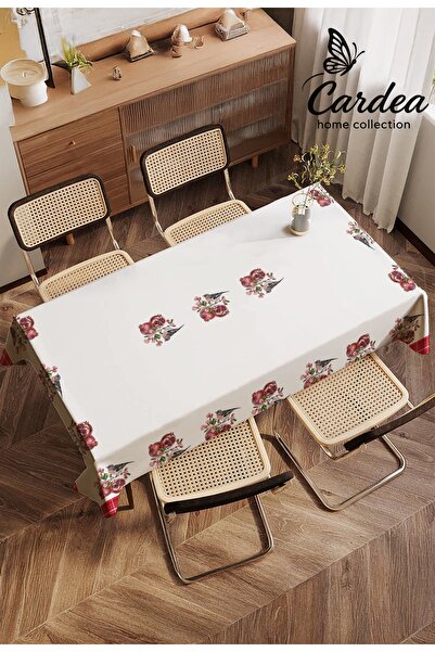 Cardea Home Collection مفرش طاولة مطبوع رقميًا بنمط الرمان منقوشًا