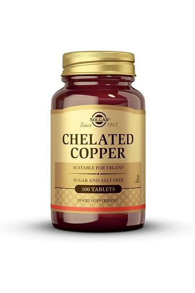 Solgar CHELATED COPPER TABS 100S