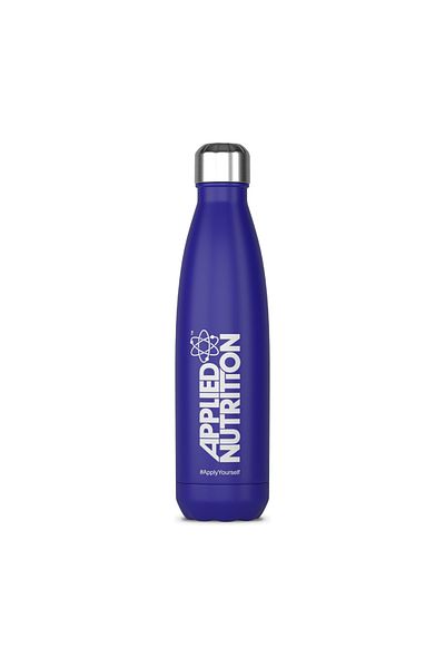 applied nutrition Premium Stainless Steel Flask - (Blue - 500ml) Durable, Sleek, and Eco-Friendly