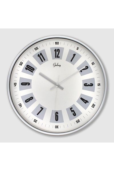 ADEL OYUNCAK Galaxy Wall Clocks 30cm Silent Mite Real Glass
