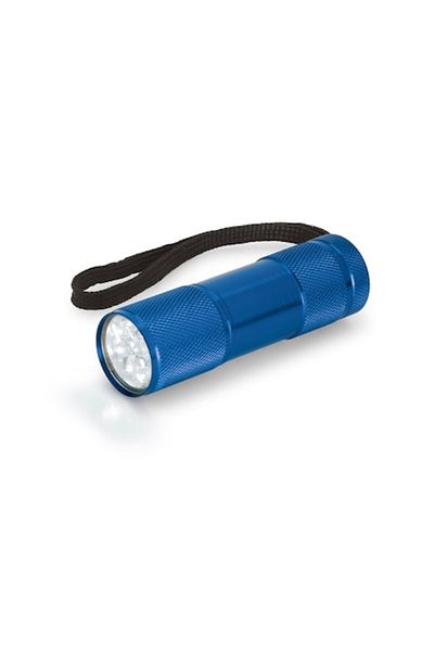 dalimag Aluminum Camping Lantern with 9 LEDs and Handle, 9 cm, Blue
