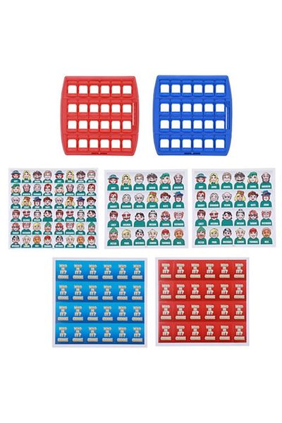 OEM Who Is It - Board Game Set, 25.5x25.5x5.5cm, Multicolor