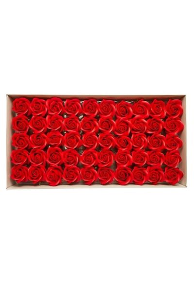 OEM Set 50 trandafiri sapun parfumati, calitate Premium Rosu