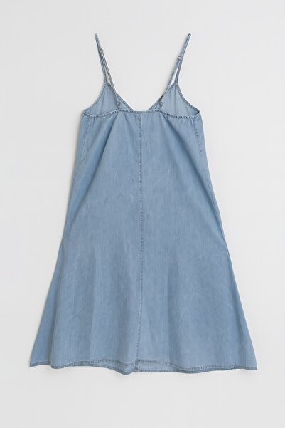 BANNY JEANS Kadın İnce Askılı Jean Elbise