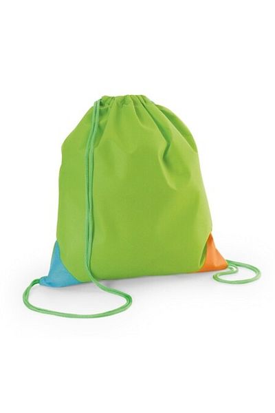 dalimag Rucsac cu snur non-woven pentru camping, 30 x 35 cm, verde, dalimag