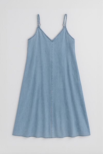 BANNY JEANS Rochie Jean cu bretele subțiri pentru damă