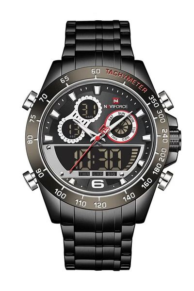 Naviforce Men's Analog-Digital Sports Watch – Multifunctional, Alarm & Date Display, Water Resistant