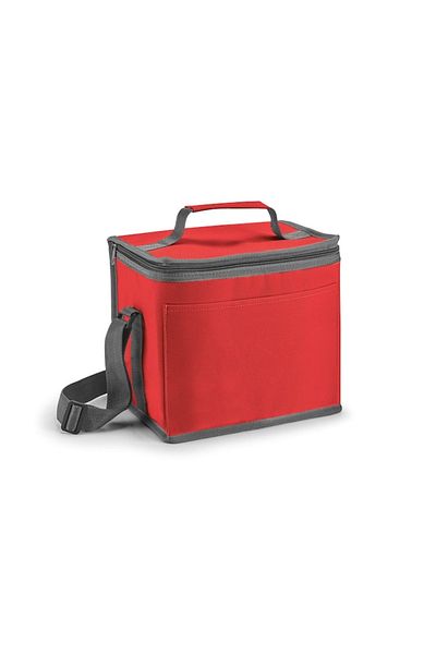dalimag Thermal bag with adjustable strap and front pocket, 9L, red