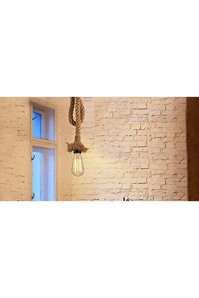 HummerBest Pendant Light - Rustic Rope Chandeliers
