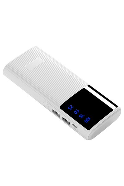MACON Macon Powerbank with Strong Light Real Capacity 20000 mAH - White