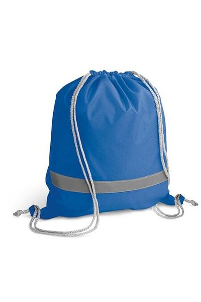 dalimag Rucsac in 210D, elemente reflectorizante si inchidere cu cordon, 35 x 40 cm, albastru