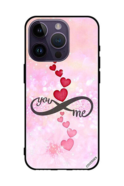 Covernex غطاء حماية لجهاز Apple iPhone 14 Pro قلوب أنت وأنا للأبد