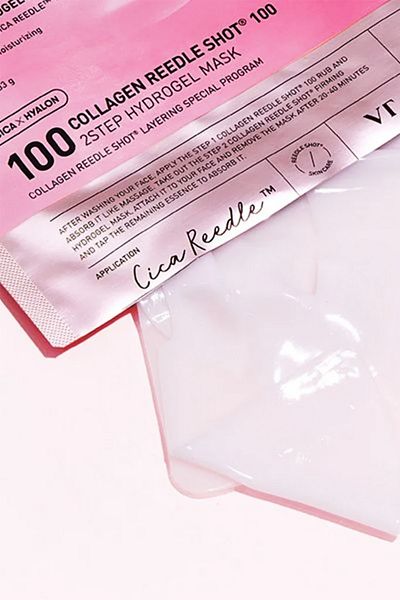 VT COSMETICS Vt Collagen Reedle Shot 100 2Step Mask / Vt Collagen Reedle Shot 100 2 Stage Firming Mask