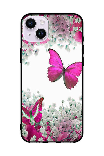 Covernex Protective Case Cover For Apple iPhone 14 Butterflies & Flowers