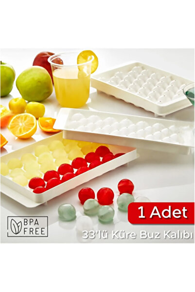 isometric 33'lü Küre Buz Kalıbı | Bpa Free - 1 Adet Buzluk