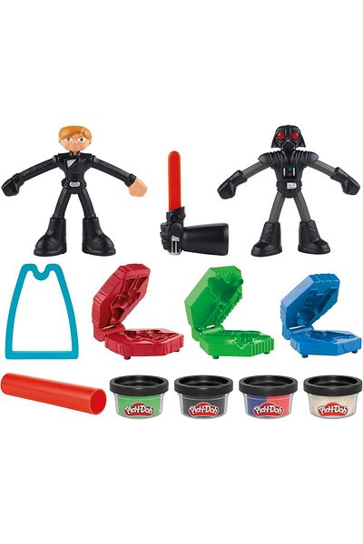 Play Doh Play-Doh Star Wars Squish And Slice Lightsabers G1583
