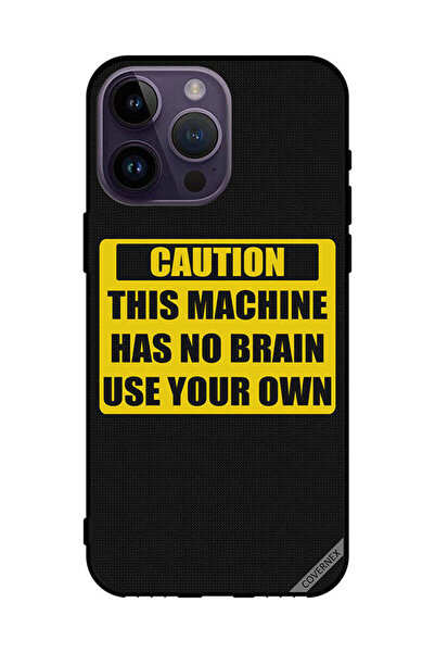 Covernex غطاء حماية لهاتف Apple iPhone 14 Pro Max تحذير: هذه الآلة ليس لها عقل