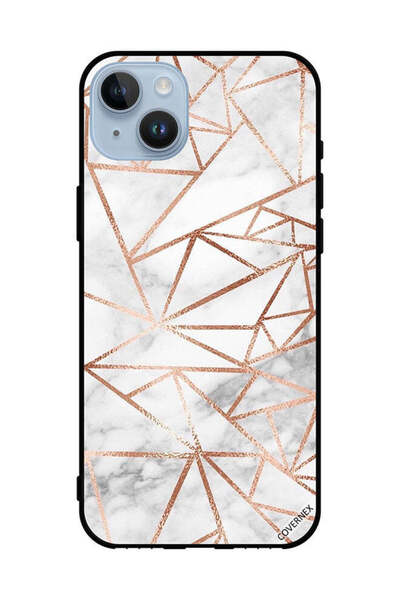 Covernex غطاء حماية لهاتف Apple iPhone 14 Plus خطوط على الرخام