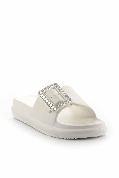 Bambi White Gel - Women's Slippers (K 04740100559 )