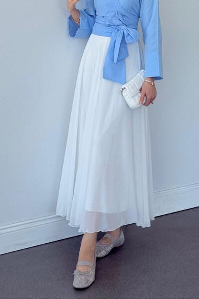 Hazamoda Φούστα Kumru - Λευκή