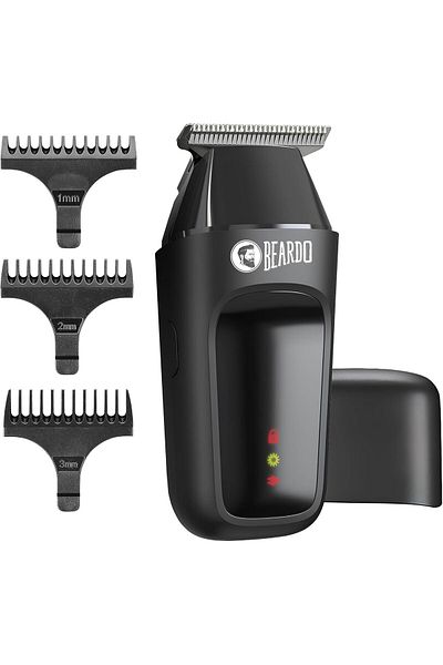 BEARDO Apex Go Trimmer for Men - 80-Min Run Time - Powerful 5500 RPM motor - Compact Travel-Friendly