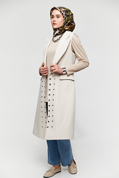 Setrms Kuşgözlü Uzun Yelek