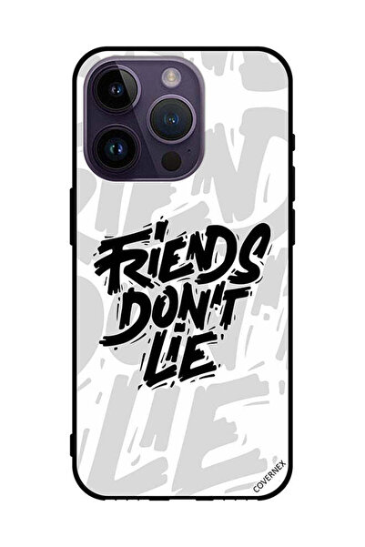 Covernex غطاء حماية لهاتف Apple iPhone 14 Pro - الأصدقاء لا يكذبون