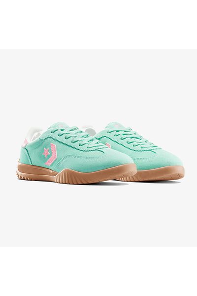 converse Pantofi de sport unisex verde Run Star Trainer din piele intoarsa