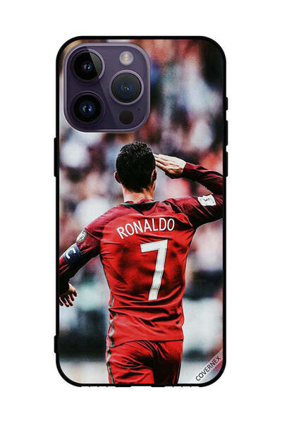 Covernex غطاء حماية لهاتف Apple iPhone 14 Pro Max رونالدو تحية للجمهور