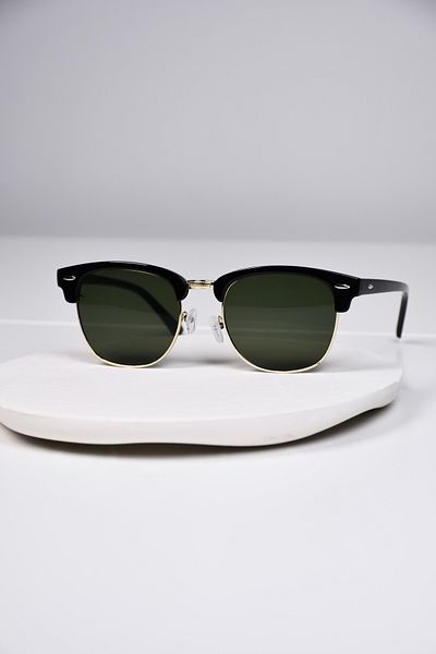 LOOKUP NEW Unisex Women Men Uv400 Protected Square Master Metal Classic Model Hinged Sunglasses