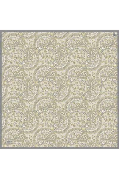 Armine Silk Scarf 2025 Summer - 9304-07 Fat Green Shura
