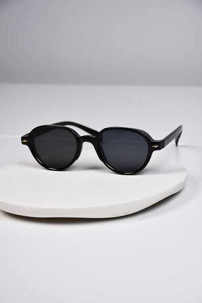 LOOKUP NEW Unisex Women Men Uv400 Protect Round Bone Glass Change Sunglasses