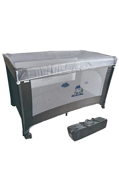 Cady One 2-in-1 Portable Baby Travel Bed with Foldable Playpen with Carry Bag 120x60cm