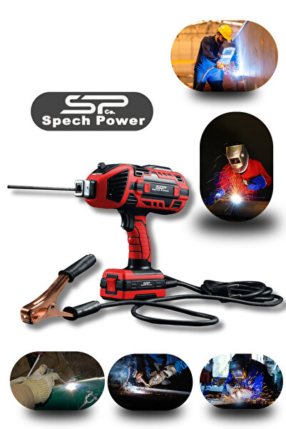 Spech Power İnvertör Kaynak Makinesi Turbo Soğutmalı El Tipi Kaynak Makinesi 300 Amper Tabanca Kaynak