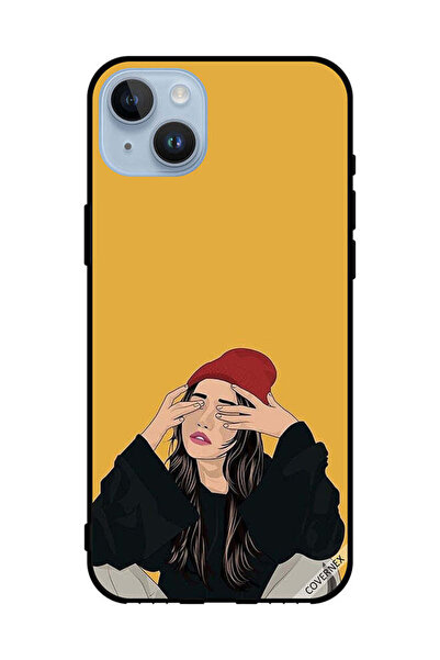 Covernex غطاء حماية لهاتف Apple iPhone 14 Plus - فن فتاة حزينة
