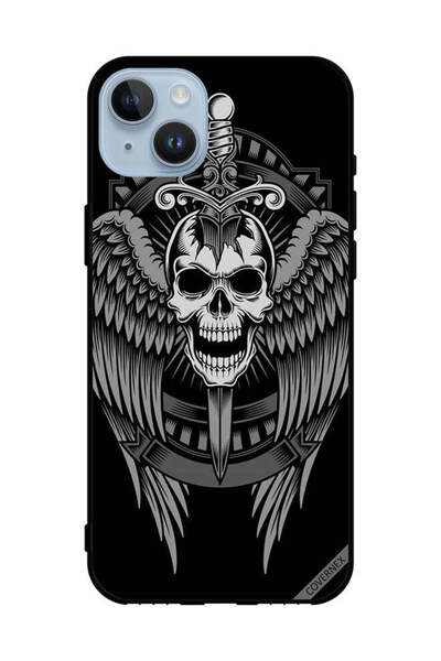 Covernex غطاء حماية لهاتف Apple iPhone 14 Plus جمجمة بأجنحة نسر