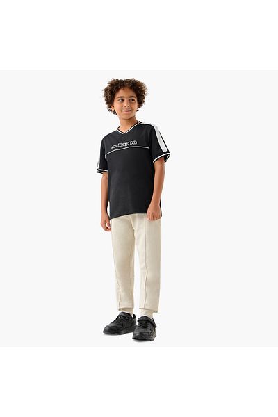 Juniors بنطال رياضي سادة مع جيوب وإغلاق برباط