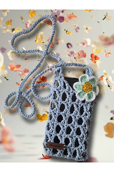 nazegram Knitted Phone Bag,Mini Bag,