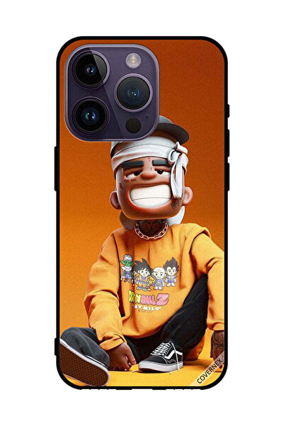 Covernex غطاء حماية لهاتف Apple iPhone 14 Pro - رسمة فتى متعب مصاب