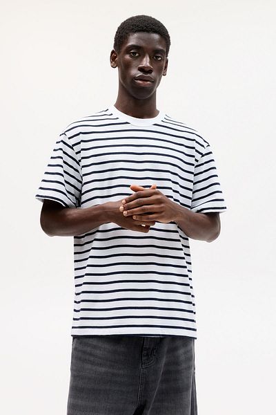 Pull & Bear Striped short sleeve T-shirt