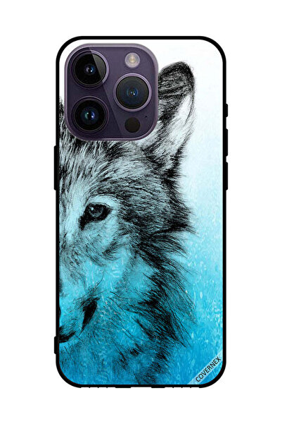 Covernex غطاء حماية لجهاز Apple iPhone 14 Pro نصف وجه ذئب