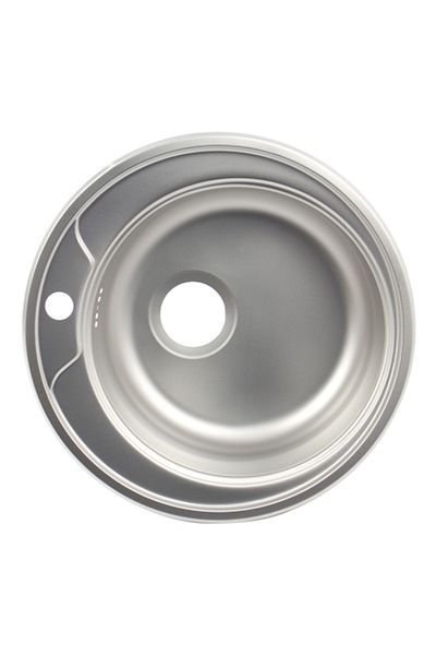 doruq Chiuveta inox de bucatarie, rotunda, anticalcar, pentru blat K48