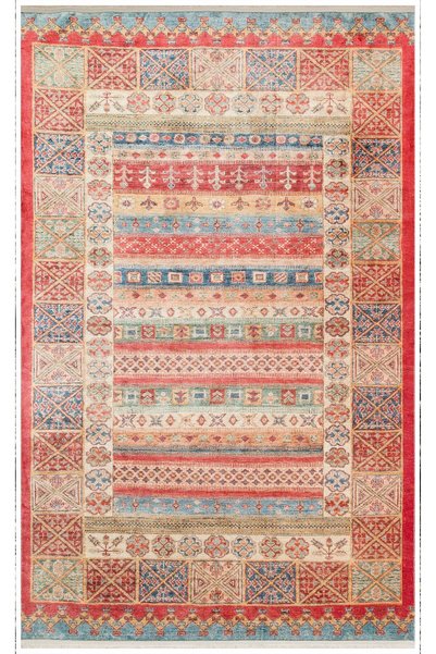 RugChef ANTIQUE Kolay kullanımlı Kaymaz Karabağ ve Antik Desenlere Sahip Yıka...