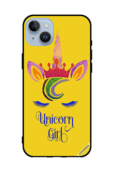 Covernex غطاء حماية لهاتف Apple iPhone 14 Plus بتصميم فتاة وحيد القرن